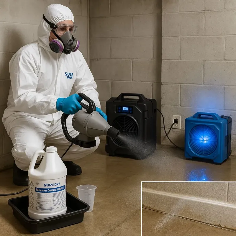 Sanitization and Odor Removal process in Milford, IA